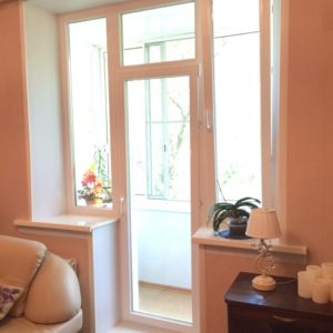 Алюминиевая дверь для балкона GFTD874 Алюминиевая дверь для балкона GFTD874