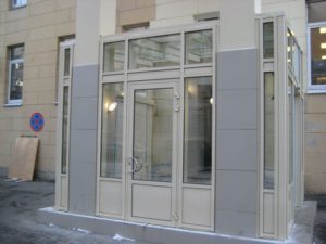 Алюминиевая дверь 1300×2000 мм. GFTD15203
